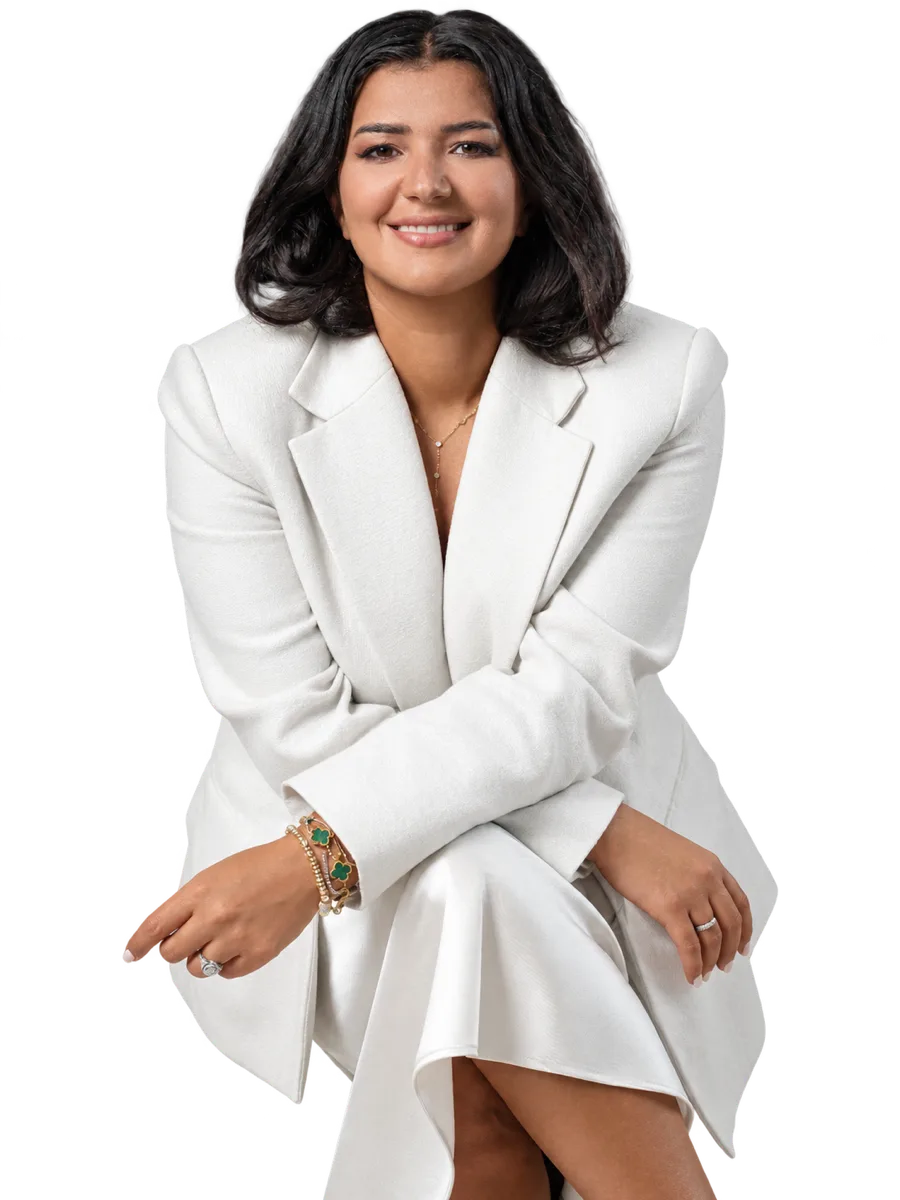 Kenza Majd in her coaching studio